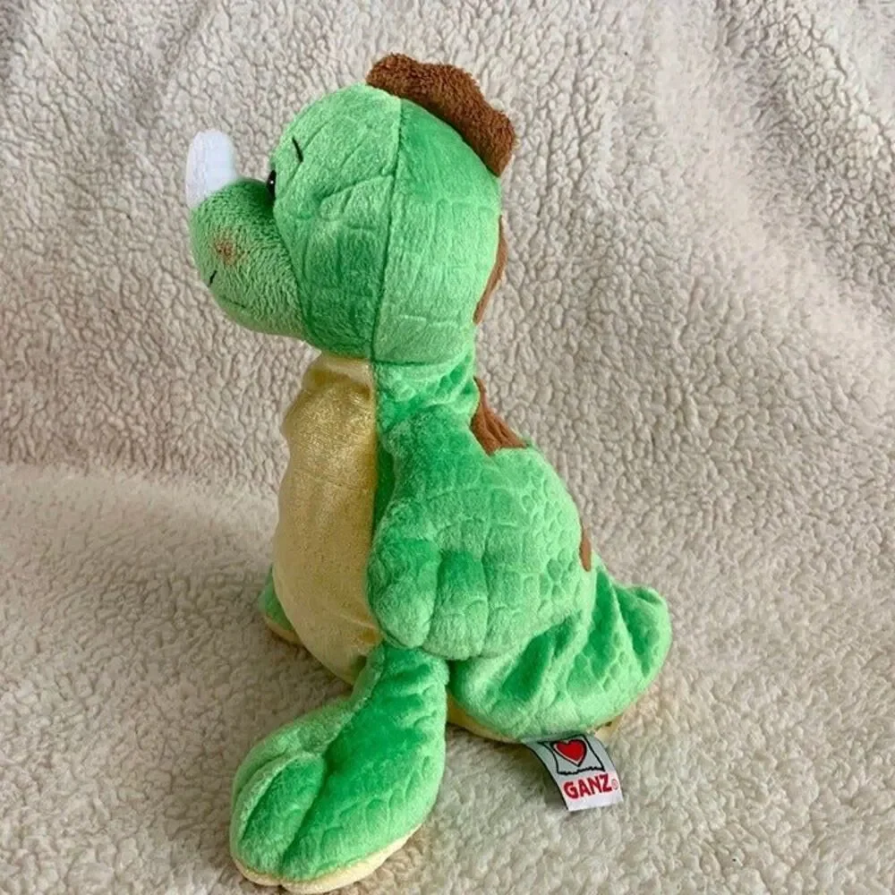 Ganz Webkinz Key Lime Dino no Code Green Dinosaur Plush Stuffed Animal Toy